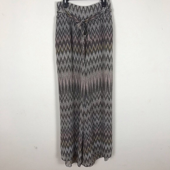 Tracy Evans Zig Zag Loose Fit Shear Pants- Stretch- Size Small- Great Condition! - Picture 1 of 4